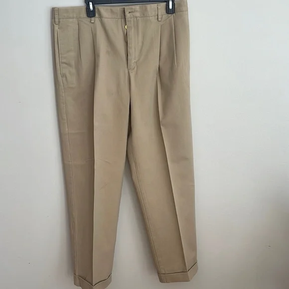 Lands' End Pants Mens Lands End Pants Khaki 35 Traditional Fit